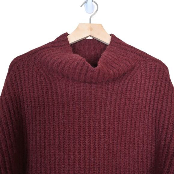 Maeve by Anthropologie Womens XSP Athena Cowl Neck Oversized Sweater - Picture 4 of 10